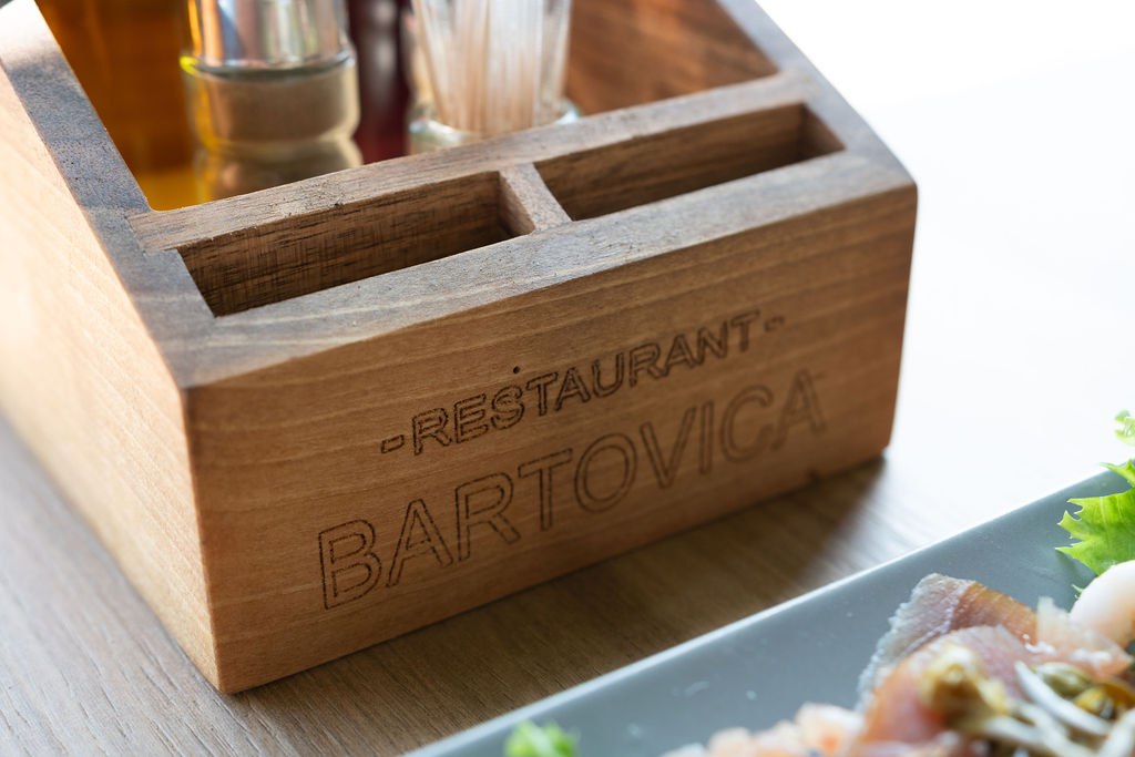 Beachfront restaurant in Tkon, Croatia