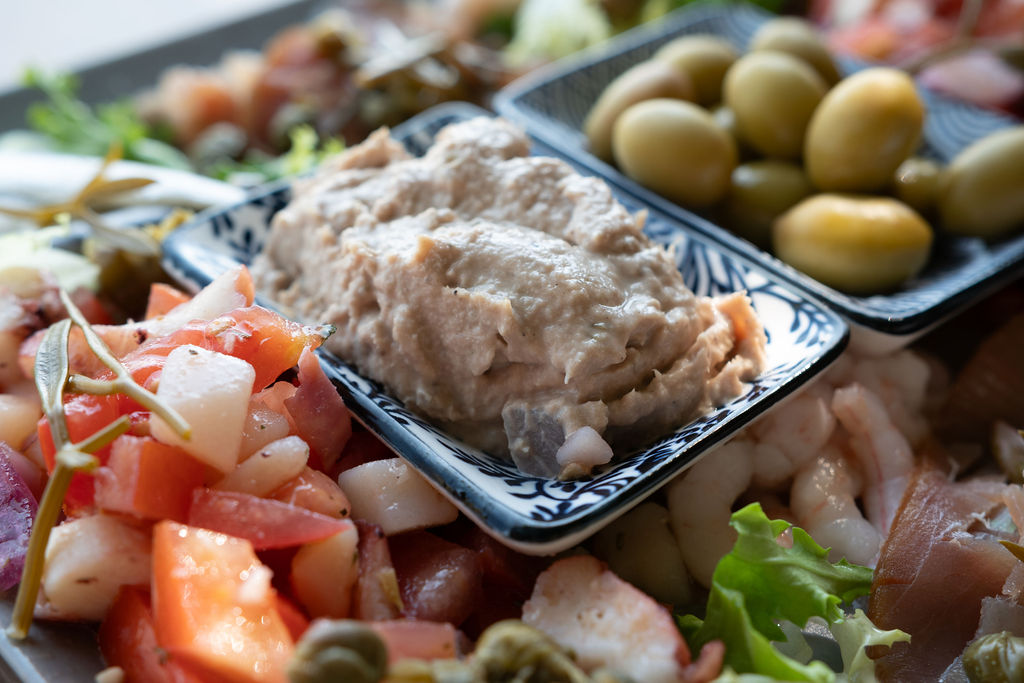 Local Croatian cuisine with sea view