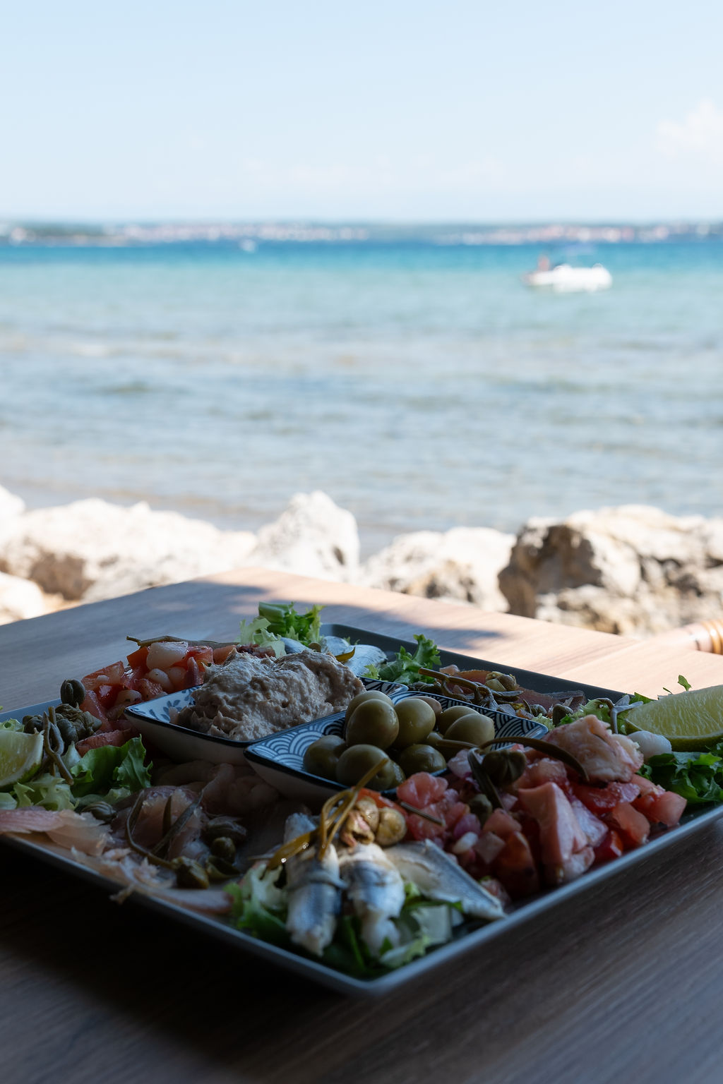 Beachfront restaurant on Pašman Island