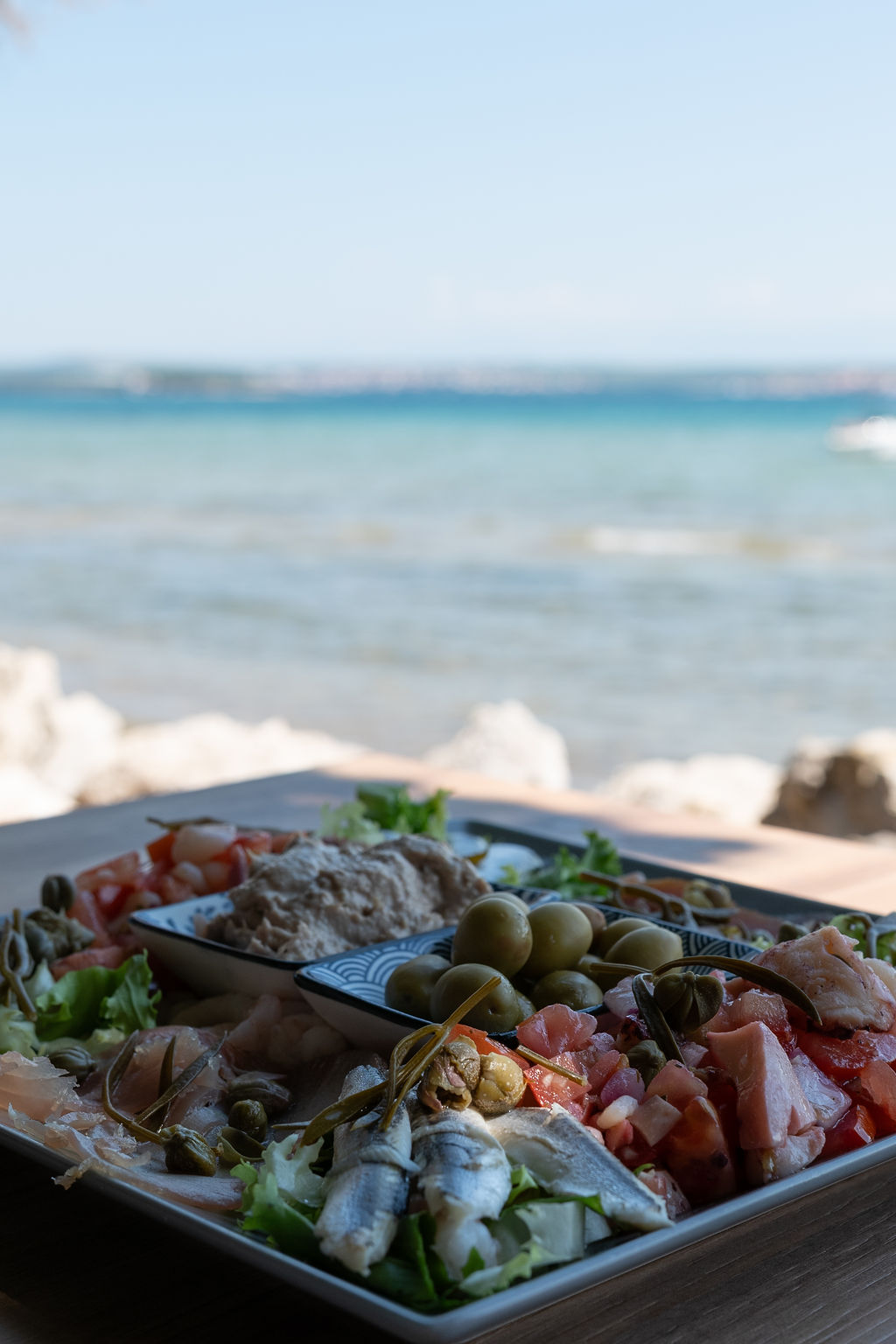 Beachfront restaurant on Pašman Island