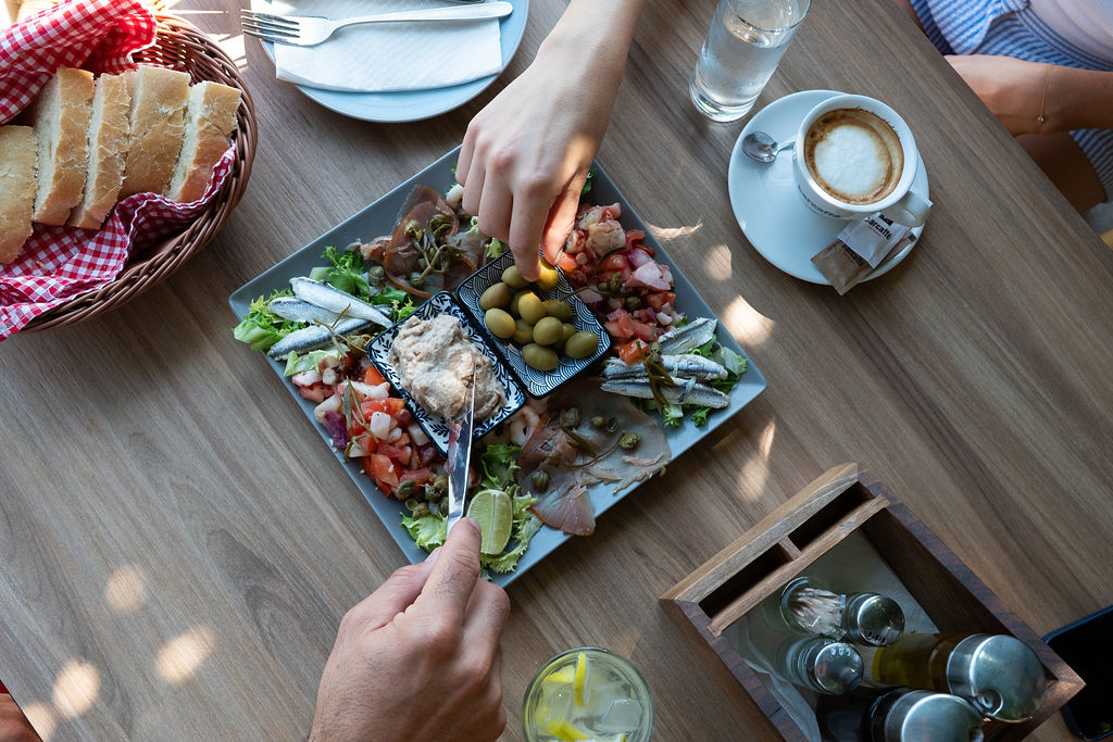 Mediterranean cuisine at Restaurant Bartovica, Croatia